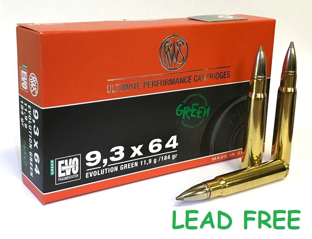 RWS 9,3x64 184 Grain EVO Green - 2401128